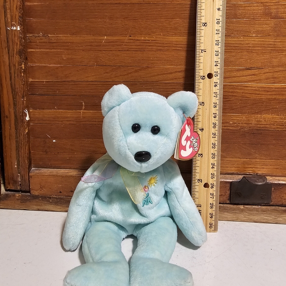 Ty Beanie Baby Ariel 2000 Vintage Light Blue Bear - Picture 2 of 2